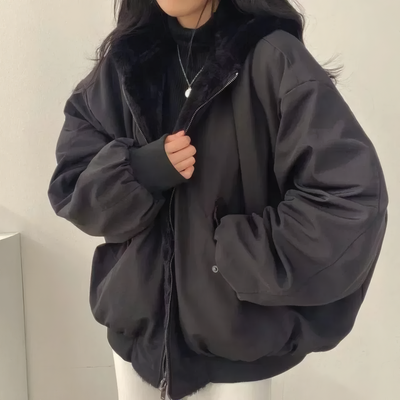 Veste Réversible “Cocoon” pour Femme – Douceur & Élégance des Deux Côtés