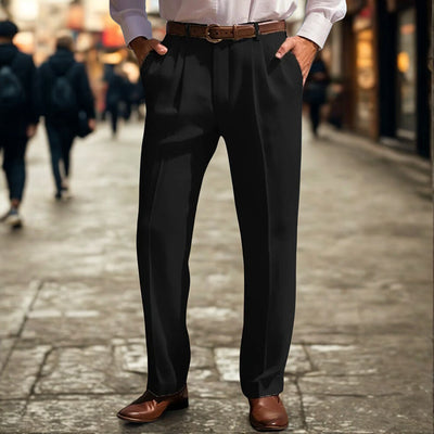 Elios™ – Pantalon intemporel en lin mélangé pour homme | Confort & Élégance