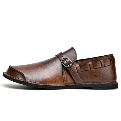 Lorenzo Vitale Mocassins en Cuir avec Boucle