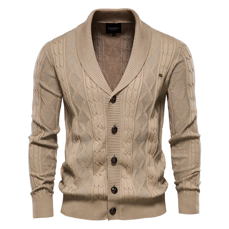 Gaspard™ | Cardigan en maille fine pour homme