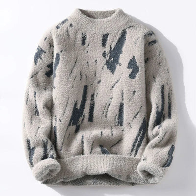 Pull en Maille d’Inspiration Artistique
