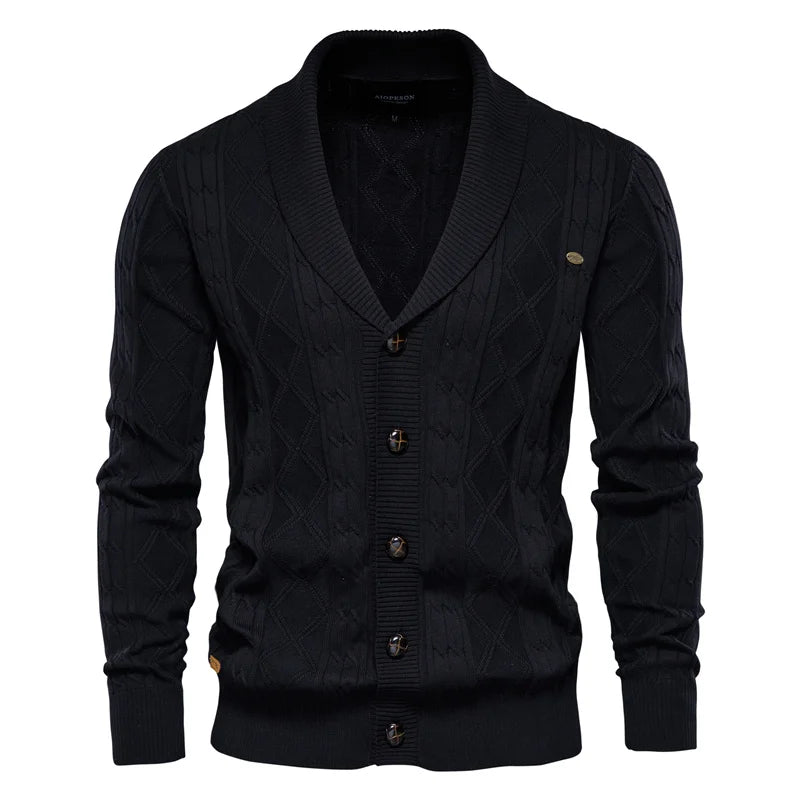 Gaspard™ | Cardigan en maille fine pour homme