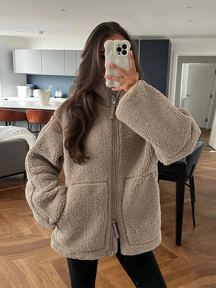 Celeste | Teddy mantel in zachte wollook