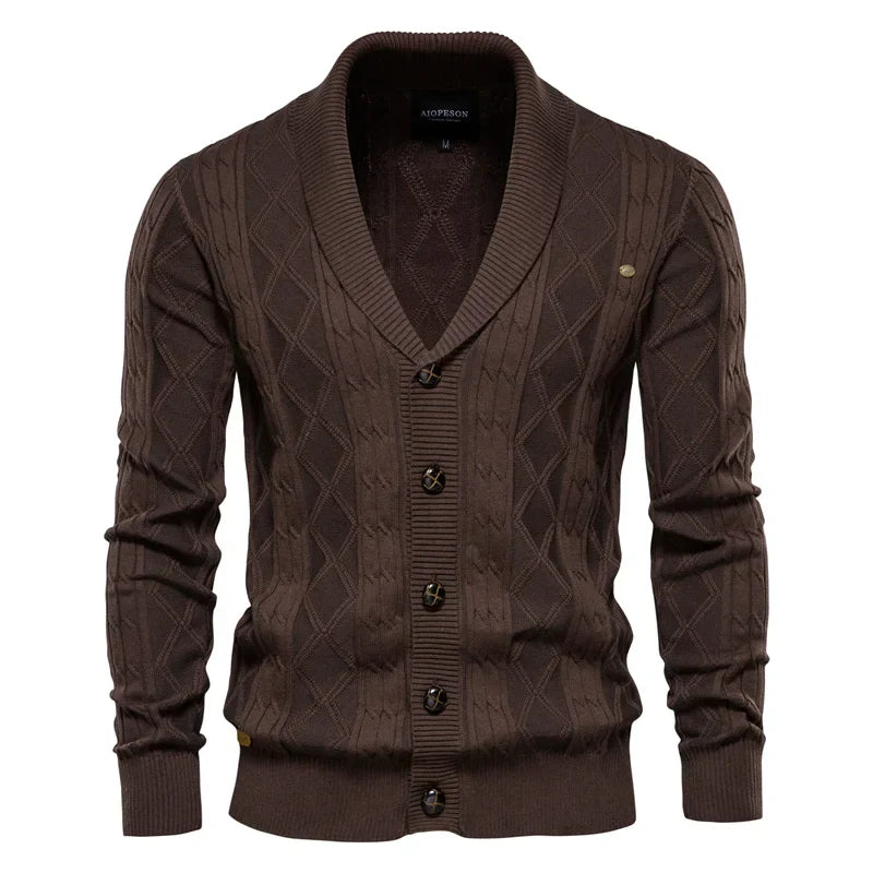 Gaspard™ | Cardigan en maille fine pour homme