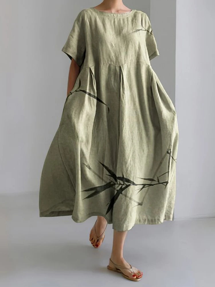 Floral – Le charme naturel d’une robe d’été légère.