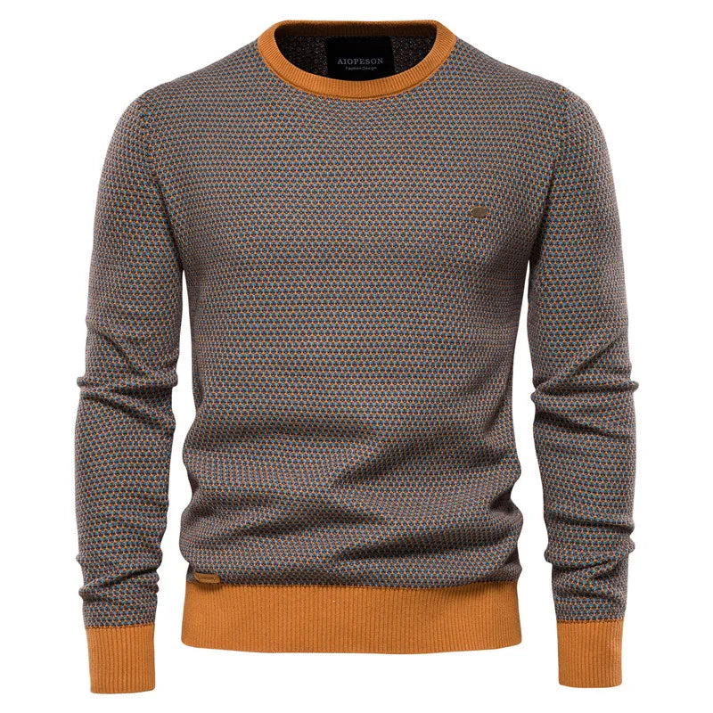 MIRAVO | Pull homme à motif carreaux