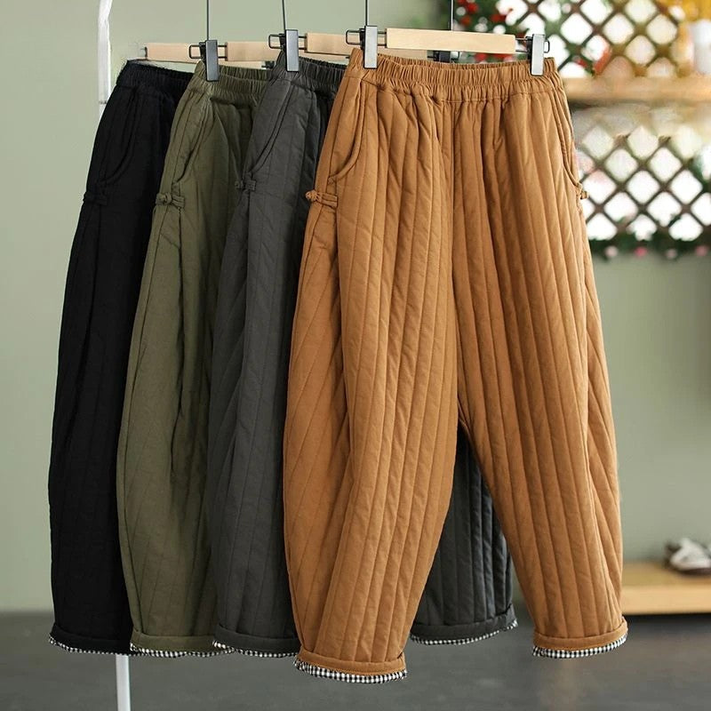 Pantalon Harem Matelassé Femme – Ultra Douillet & Tendance