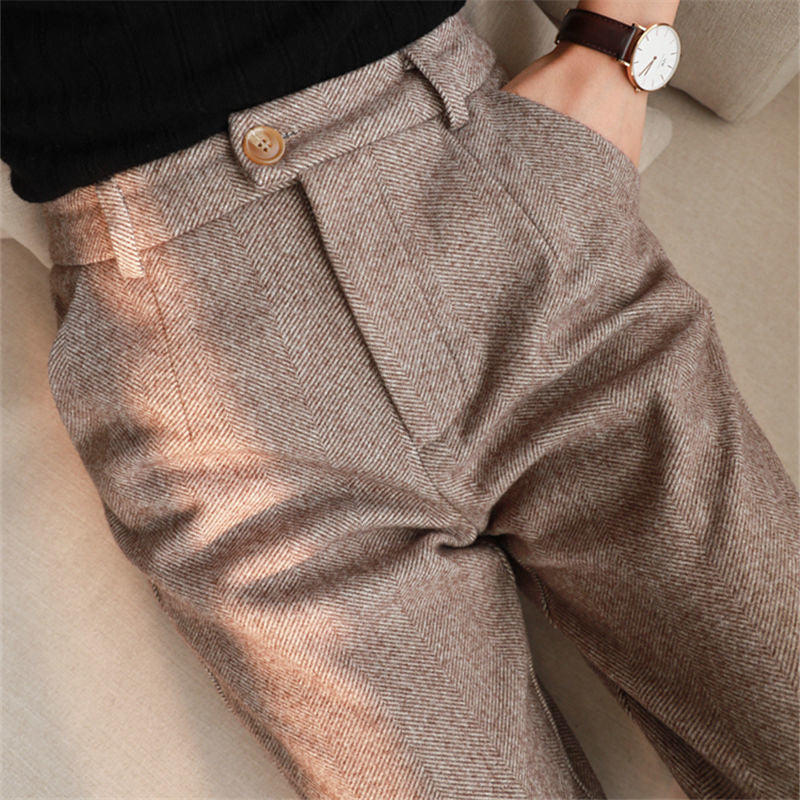 Marceau™ | Pantalon Élégant en Pure Laine – Coupe Tailleur