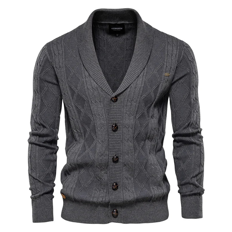 Gaspard™ | Cardigan en maille fine pour homme