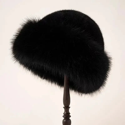Bonnet en Fourrure Luxe Ember