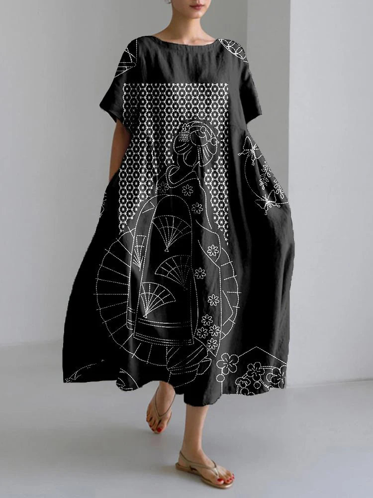 Floral – Le charme naturel d’une robe d’été légère.