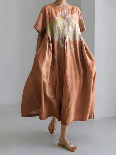 Floral – Le charme naturel d’une robe d’été légère.
