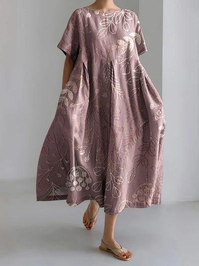 Floral – Le charme naturel d’une robe d’été légère.