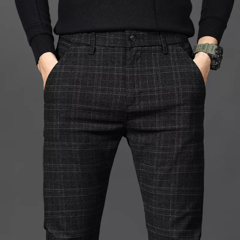 Marcel™ | Pantalon Tailleur à Carreaux Élégant