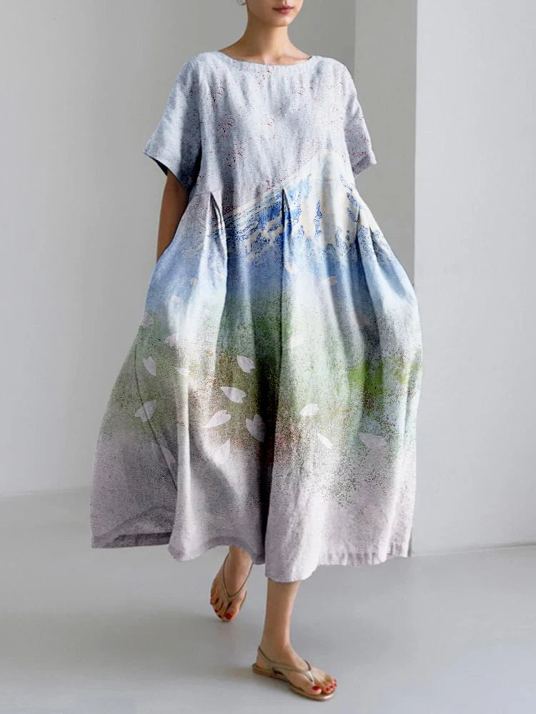 Floral – Le charme naturel d’une robe d’été légère.