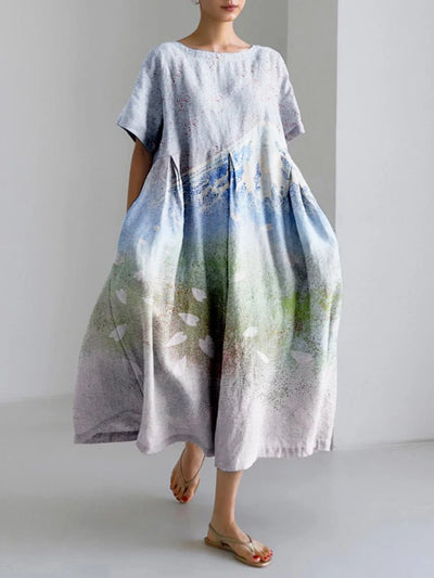 Floral – Le charme naturel d’une robe d’été légère.