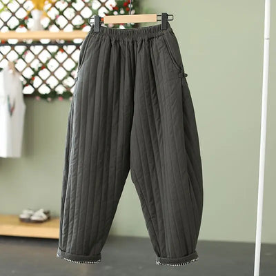 Pantalon Harem Matelassé Femme – Ultra Douillet & Tendance