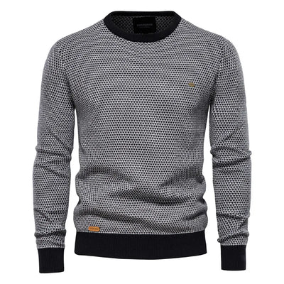 MIRAVO | Pull homme à motif carreaux