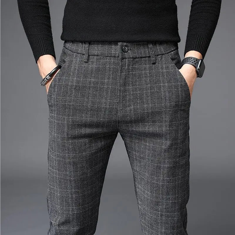 Marcel™ | Pantalon Tailleur à Carreaux Élégant