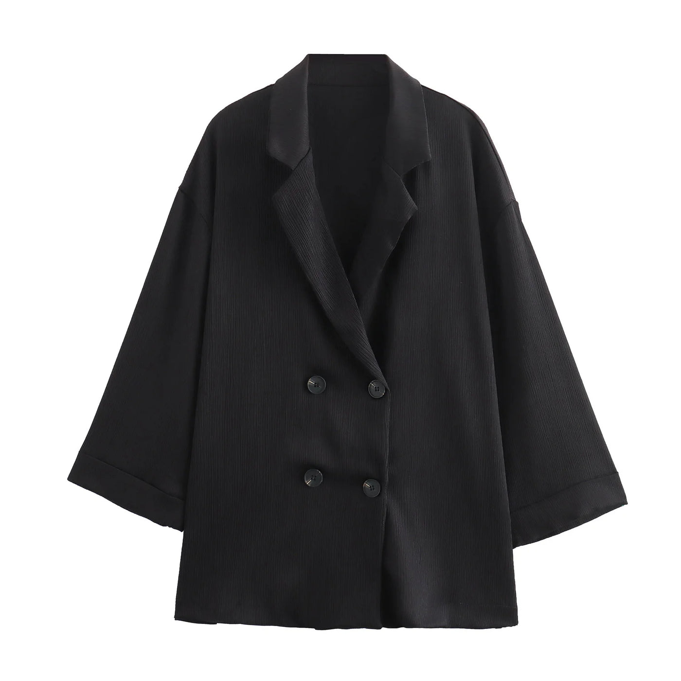 Ensemble d’Automne Zaraéa™ – Veste Plissée Élégante & Pantalon Décontracté