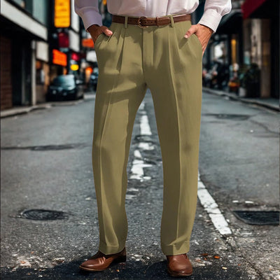 Elios™ – Pantalon intemporel en lin mélangé pour homme | Confort & Élégance