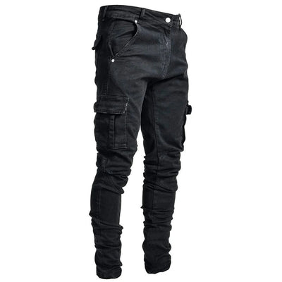 Mondriaan - Jeans élastiques avec poches multiples
