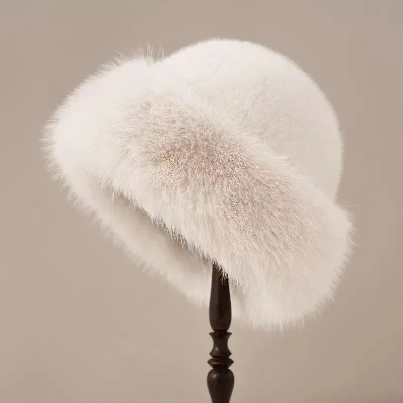 Bonnet en Fourrure Luxe Ember