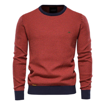 MIRAVO | Pull homme à motif carreaux