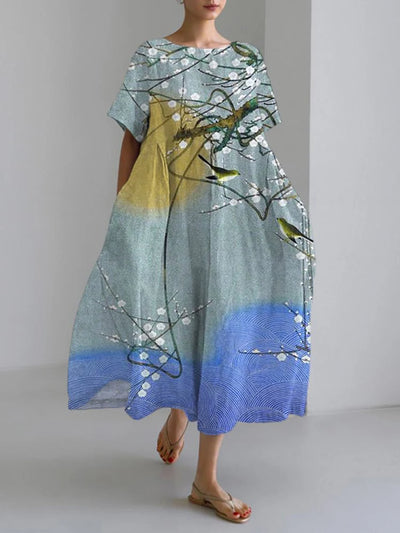 Floral – Le charme naturel d’une robe d’été légère.