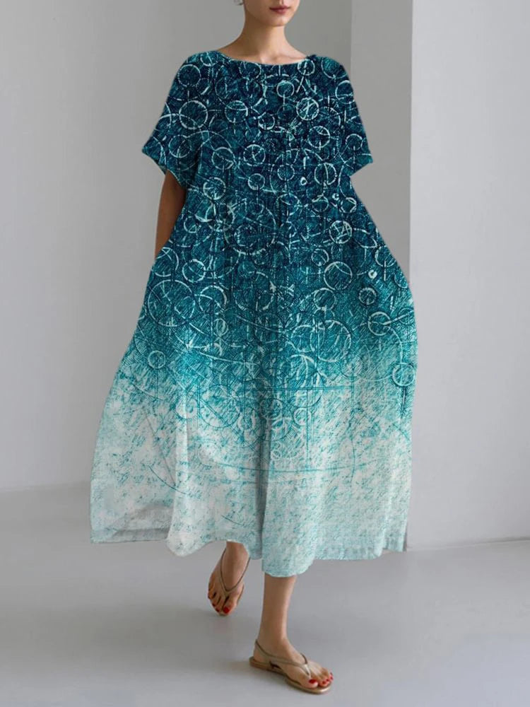 Floral – Le charme naturel d’une robe d’été légère.