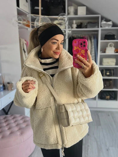 Celeste | Teddy mantel in zachte wollook