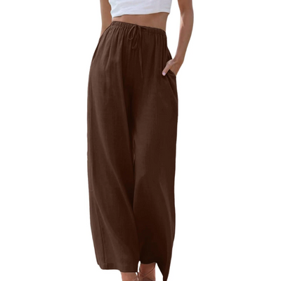 Adeline | Pantalon élégant en coton et lin