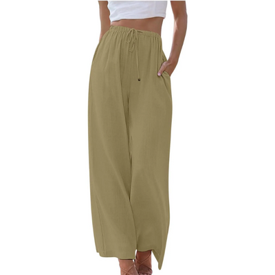Adeline | Pantalon élégant en coton et lin