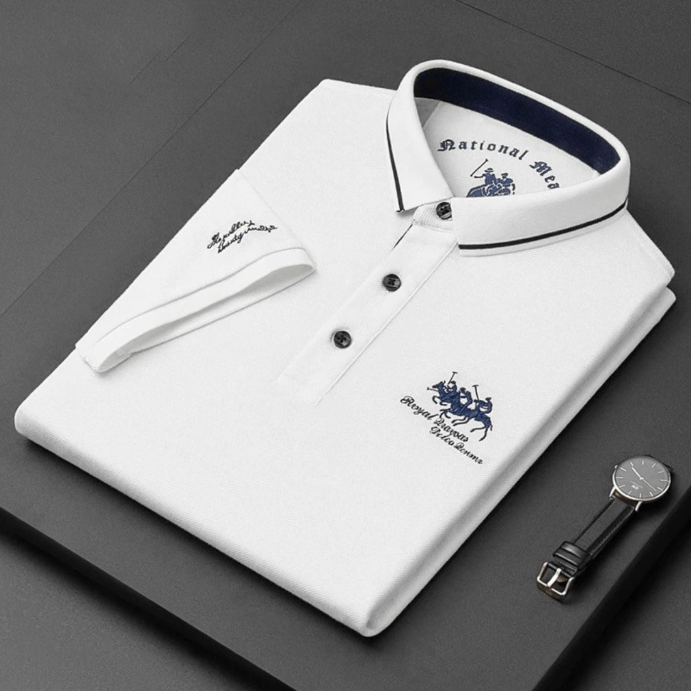 VALERIO – Polo haut de gamme, confort et style au quotidien
