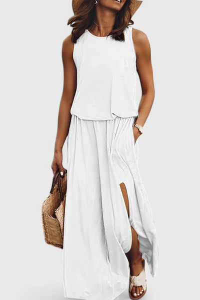 Dianne | Robe Élégante Sans Manches au Style Rétro