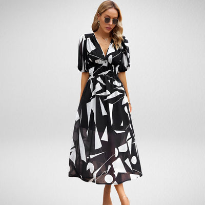 Robe Stella Charmante à Col en V