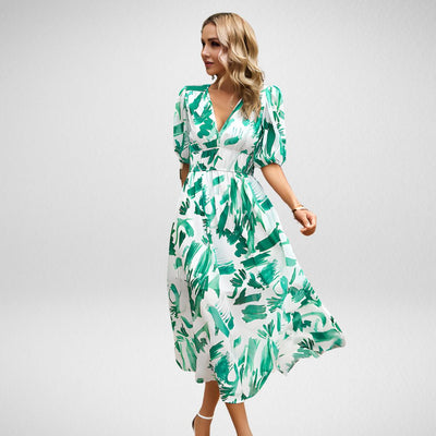Robe Stella Charmante à Col en V