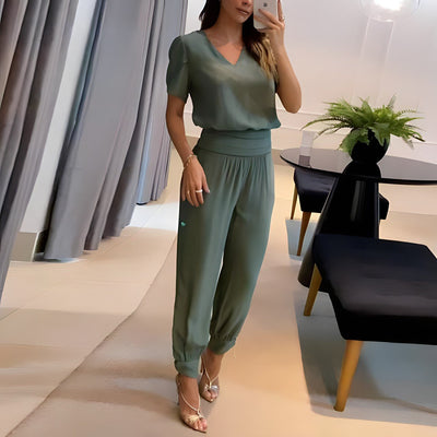 Isabeau™ - Set Chic et Moderne Blouse & Pantalon
