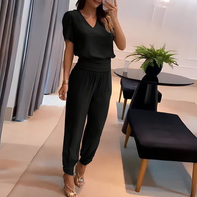Isabeau™ - Set Chic et Moderne Blouse & Pantalon