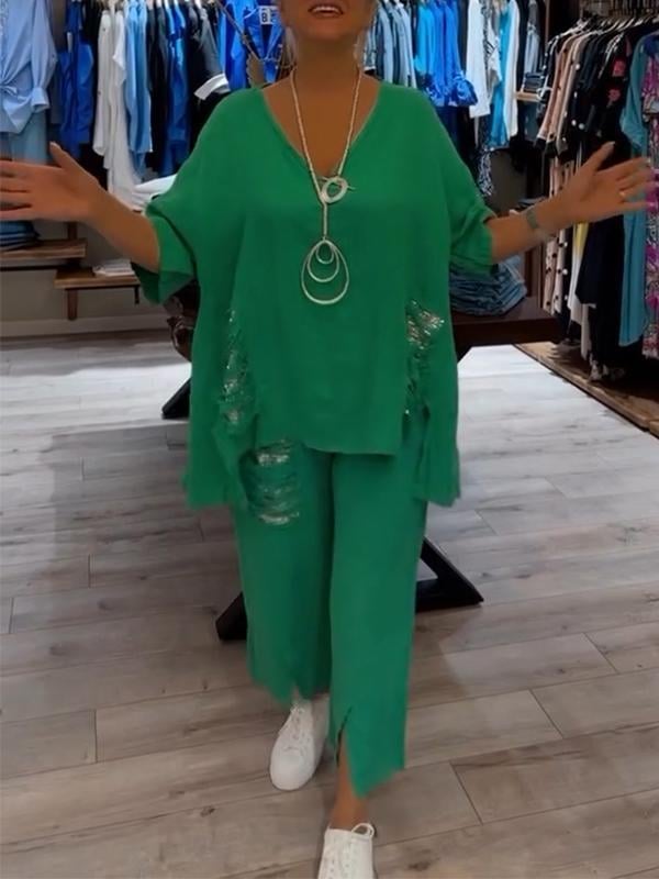 BIANCA  Ensemble en lin