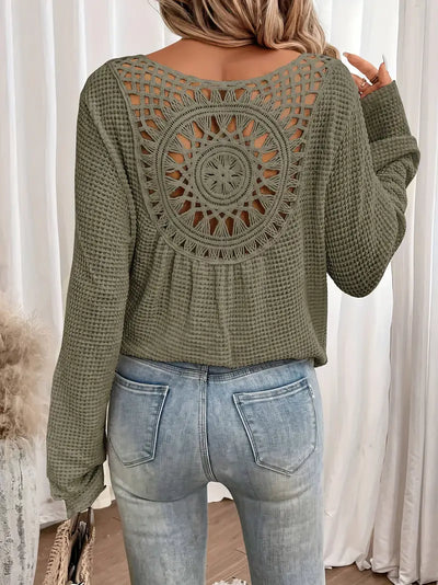 Wilma™ – Blouse élégante style Ibiza avec col en V