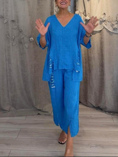 BIANCA  Ensemble en lin