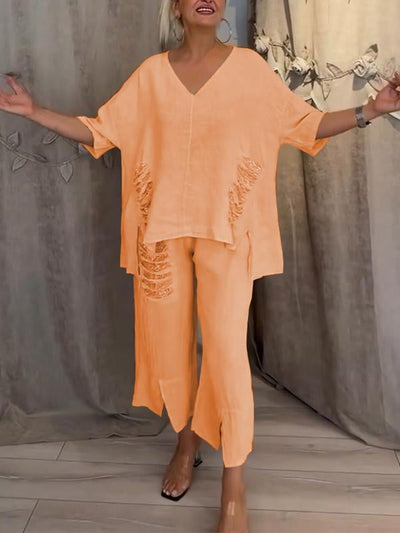 BIANCA  Ensemble en lin