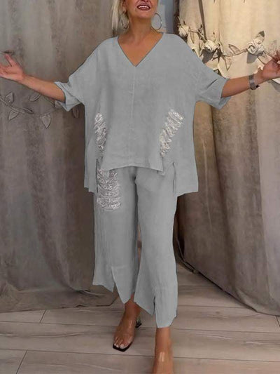 BIANCA  Ensemble en lin