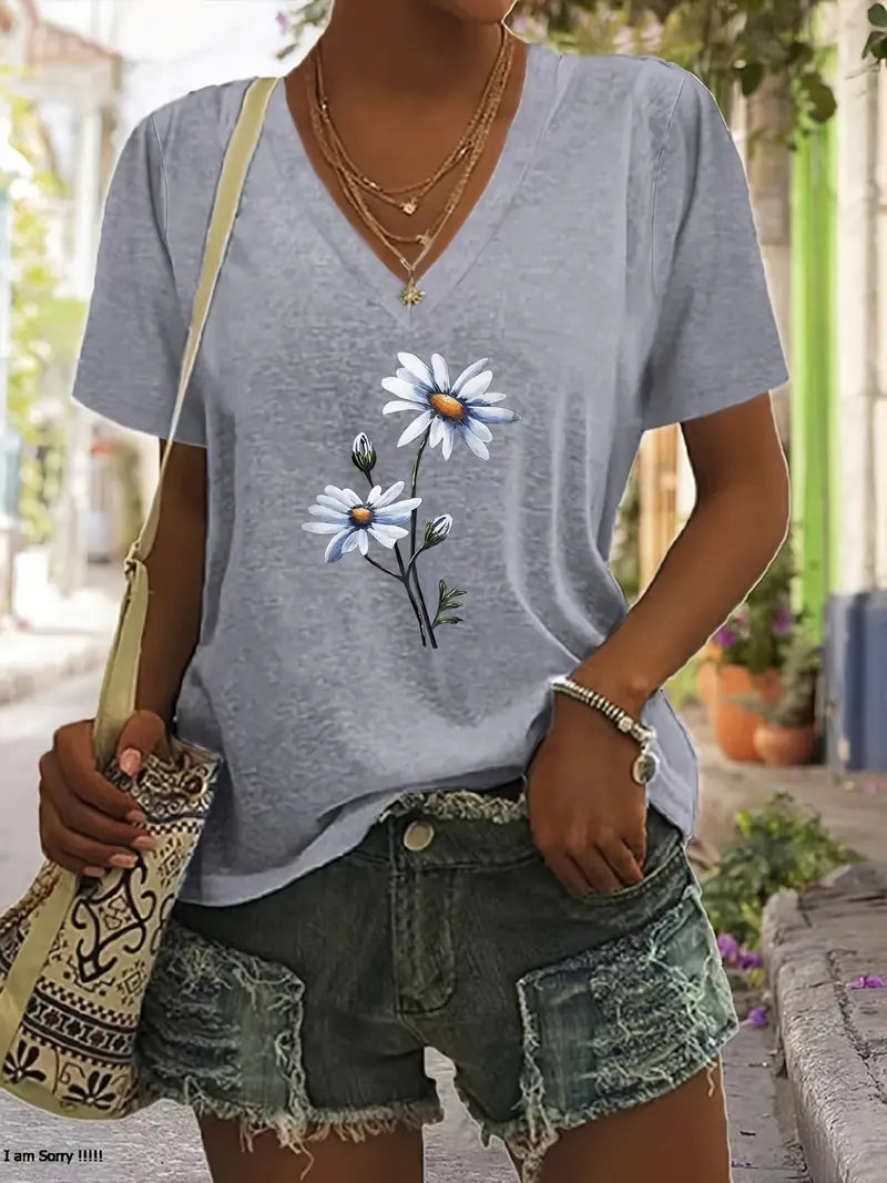 Saphivyn – Chemise Élégante à Col en V