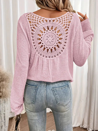Wilma™ – Blouse élégante style Ibiza avec col en V