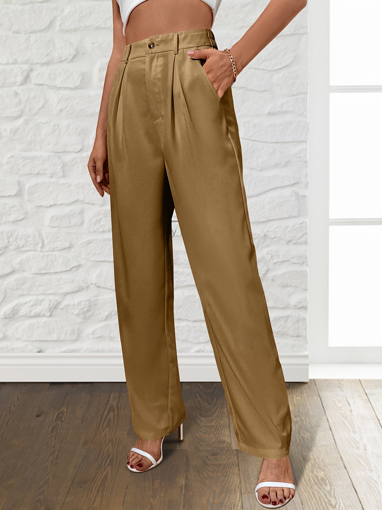 Esmée | Pantalon Ample et Solide à Jambes Droites