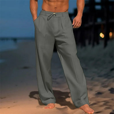 Andrei – Pantalon en lin uni