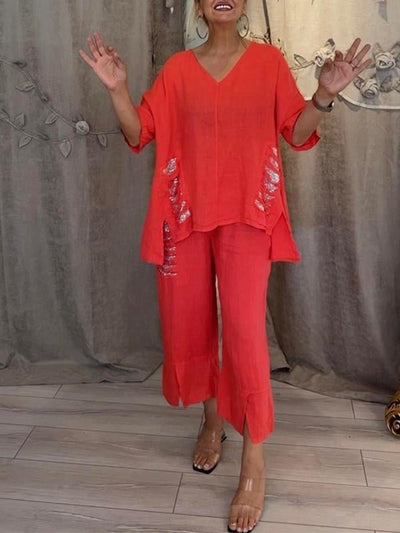 BIANCA  Ensemble en lin