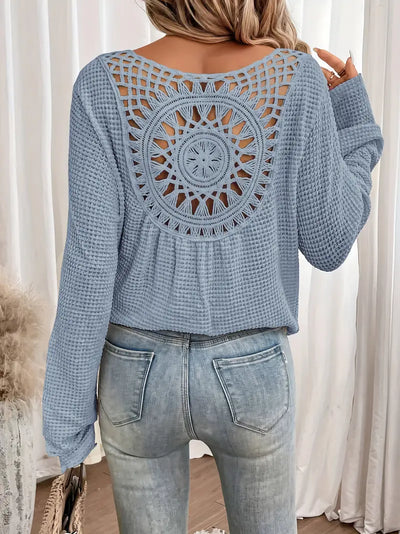 Wilma™ – Blouse élégante style Ibiza avec col en V